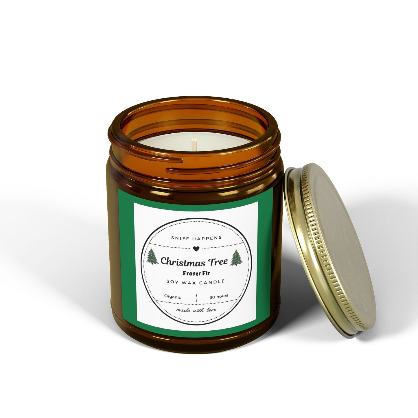 Christmas tree Scented Candle, Fraser Fir