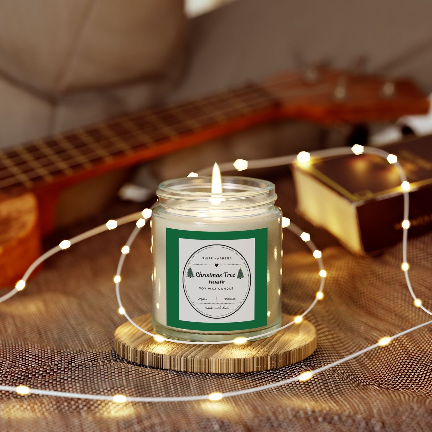 Christmas tree Scented Candle, Fraser Fir