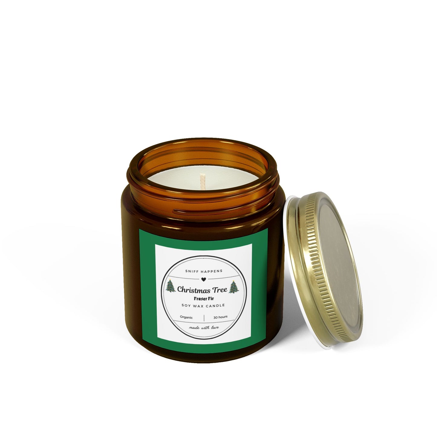 Christmas tree Scented Candle, Fraser Fir