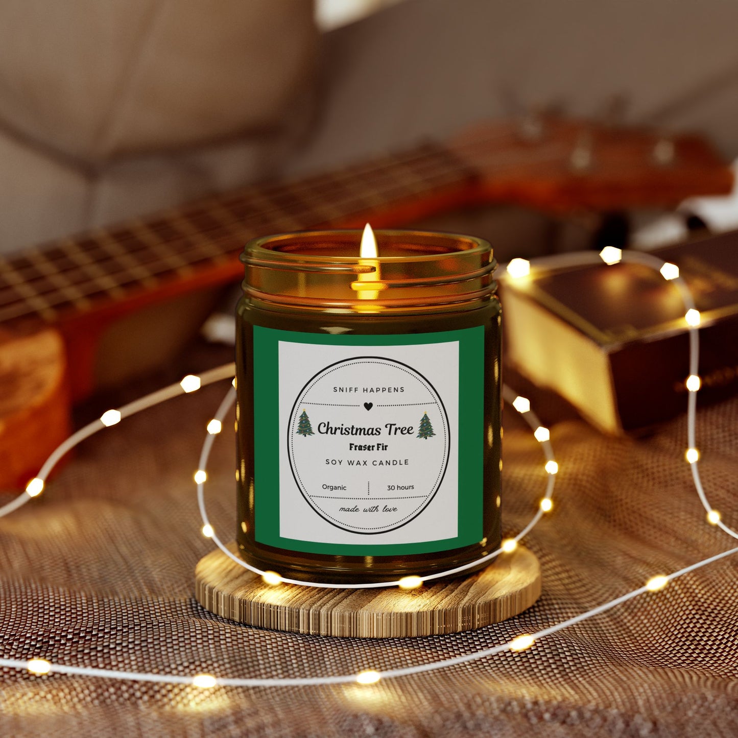 Christmas tree Scented Candle, Fraser Fir