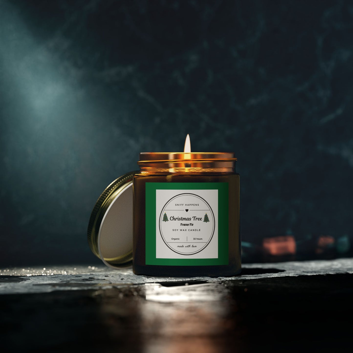 Christmas tree Scented Candle, Fraser Fir